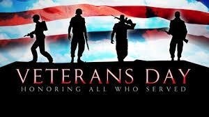 Veterans Day Program on November 12 at 2:30 p.m.