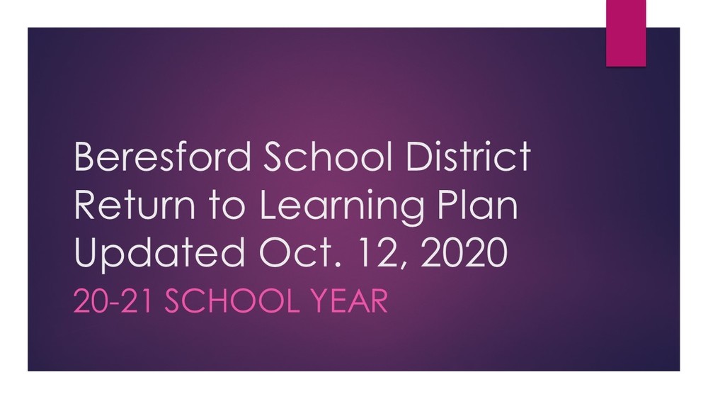 Board Approves Updates to Return to Learning Plan 20-21