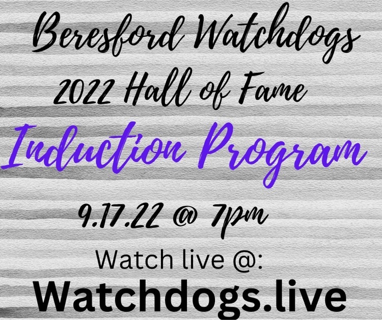 2022 Hall of Fame Induction. watch live @ Watchdogs.live