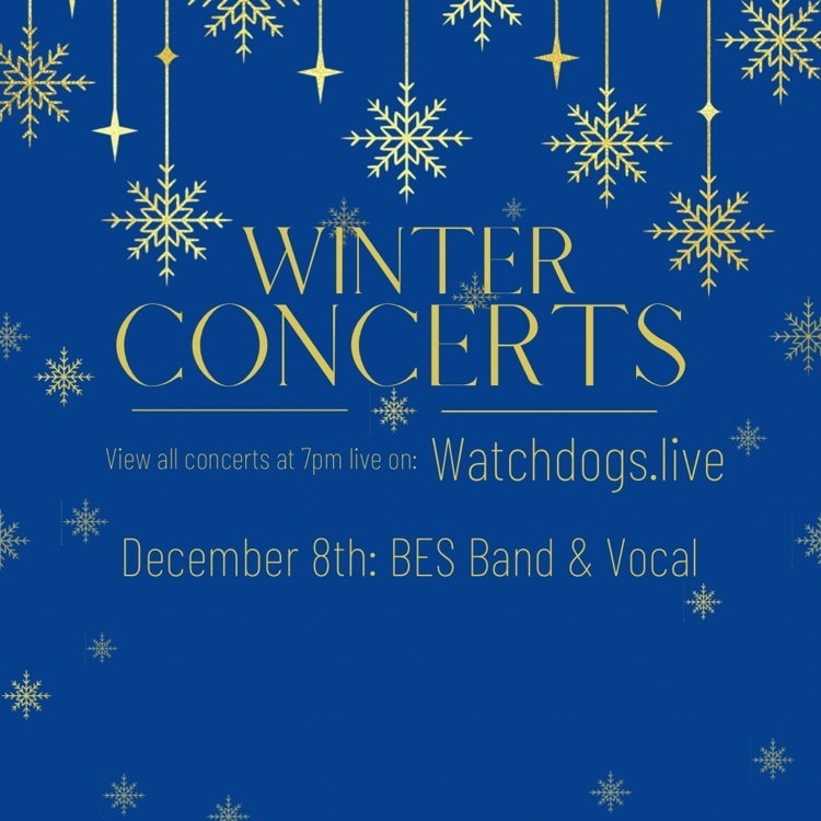 Winter concerts will be live-streamed at Watchdogs.live